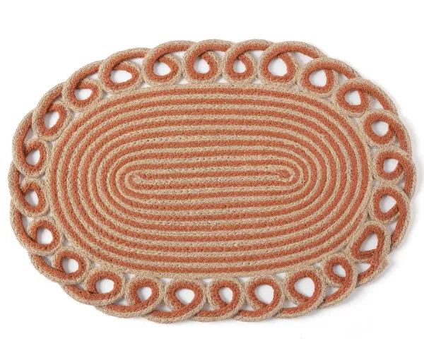 Σουπλά γιούτα 1911 (35cm x 50cm) rust