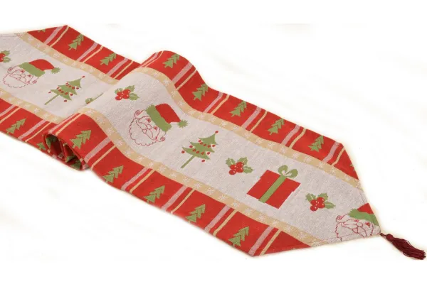 χριστουγεννιάτικη τραβέρσα (45cm x 170cm) santabox