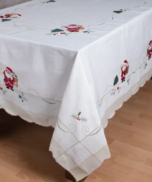 Χριστουγεννιάτικο τραπεζομάντηλο (170cm x 215cm) 1950