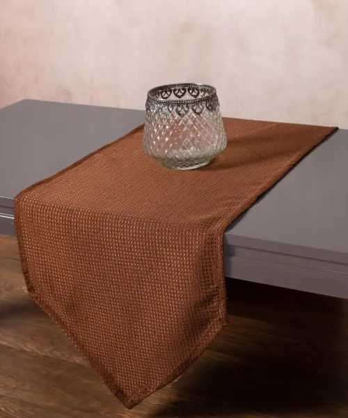 Τραβέρσα NELLY (40cm x 150cm) καφέ