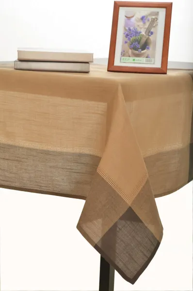 τραπεζομάντηλα nx031 (160cm x 220cm) κάμελ