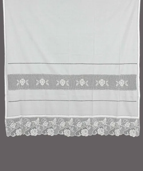 κουρτίνα 5119 (140cm x 260cm) λευκή με τούνελ