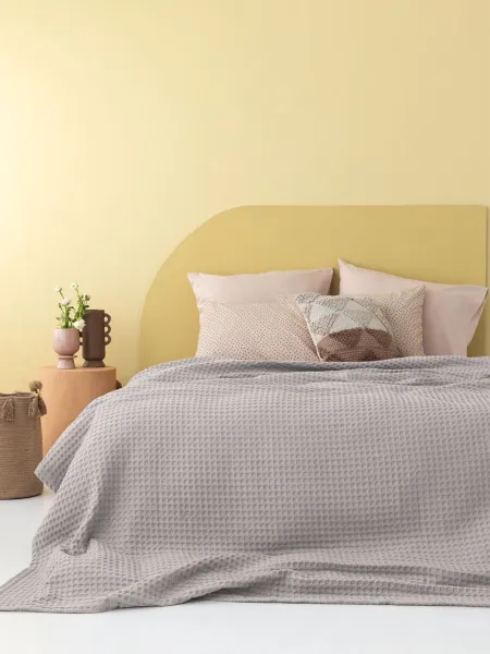 Κουβέρτα Πικέ 250x240 MARCIE FOG