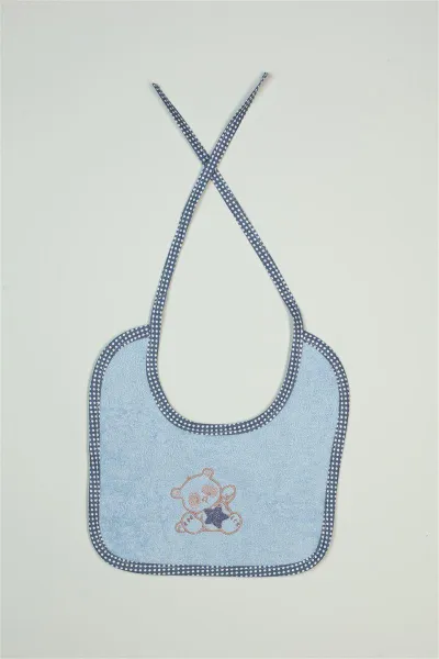 ΣΑΛΙΑΡΑ Με Κέντημα bebe Star Bear 151 25X25 Σιελ 100% Cotton
