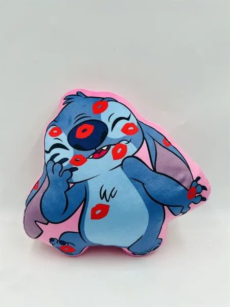 Μαξιλάρι 3D Disney Home Stitch 616 35 cm Pink 100% Velboa