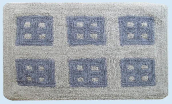 ΠΑΤΑΚΙ ΜΠΑΝΙΟΥ  Παράθυρο  50Χ85 Grey Cotton 100%