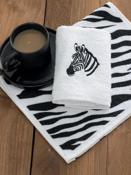 Σετ 2 Πετσέτες Κουζίνας 30x50 MH400 ZEBRA