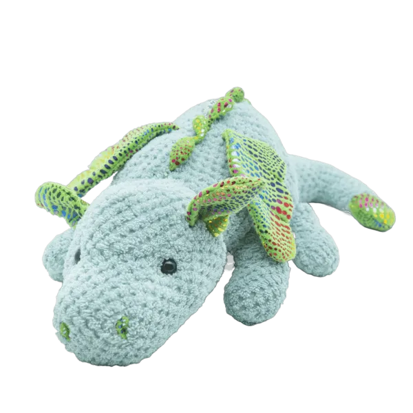 Λούτρινος Δράκος 42cm Organic Cotton Blend - CUTE