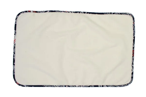 Σελτεδάκι Αδιάβροχο bebe 154 Λαχούρ 50X80 Λευκό/Navy Blue Cotton 100%