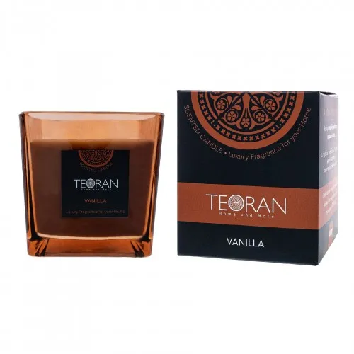 Αρωματικο κερί Vanilla τετράγωνο 210 γρ - Τετράγωνο 210gr