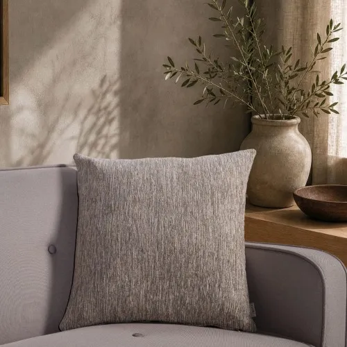Μαξιλαροθήκη Kent 07 Taupe - 50x50cm με γέμιση