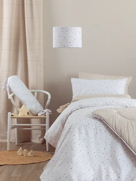 Σεντόνι Μονό 110x200+35 BB100 BEIGE Με Λάστιχο