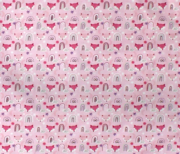 ΣΕΝΤΟΝΑΚΙ ΛΙΚΝΟΥ bebe Fox 525 80X110 Pink 100% Cotton