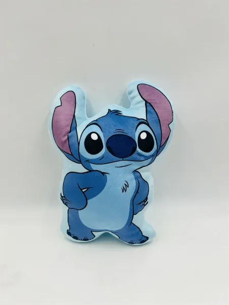 Μαξιλάρι 3D Disney Home Stitch 617 35 cm Sky Blue 100% Velboa