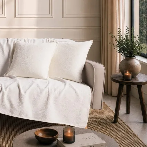 Ριχτάρι  Bolton 01 Ivory - Διθέσιο 180x250cm