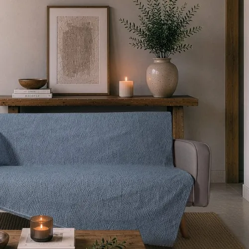 Ριχτάρι Norman 04 Denim Blue - Διθέσιο 180x250cm