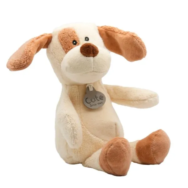 Λούτρινος Σκύλος Custard Organic Cotton Blend 18cm - CUTE