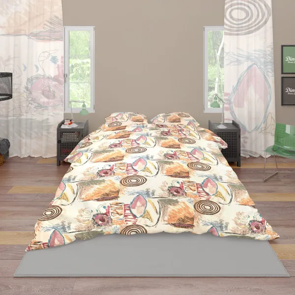 ΣΕΝΤΟΝΙΑ ΕΜΠΡΙΜΕ ΣΕΤ 3 τεμ Μελτέμι 159 160X240 Cotton 100%