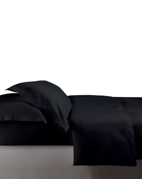 GENOVA BLACK4 ΣΕΤ ΘΗΚΗ Υ/Δ 220Χ240  2*50X70CM 220TC100% COTTON SATIN