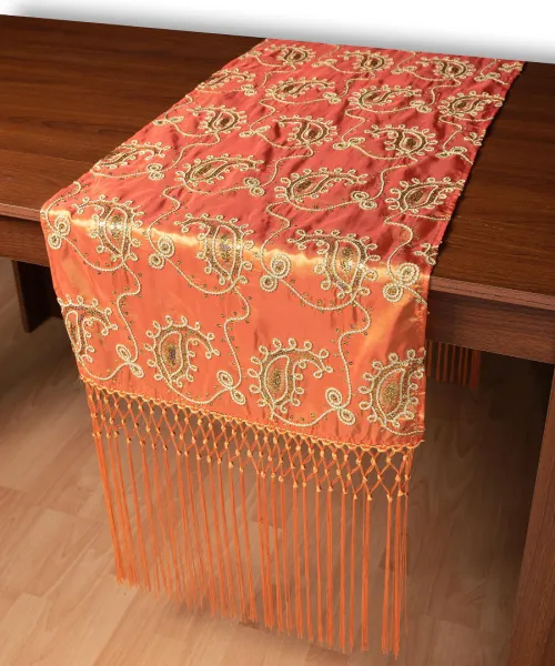 Σατέν τραβέρσα 1028 (50cm x 210cm) πορτοκαλί