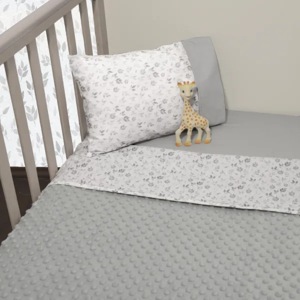 Minky Κουβέρτα Λίκνου Διπλής Όψης 75x95 Des.507 SOPHIE LA GIRAFE