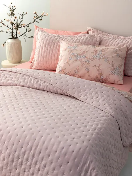 Κουβερλί King size 260x240 NICO/2 PINK