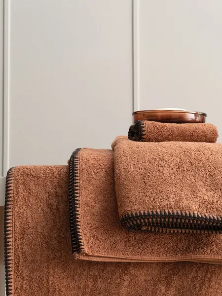 Πετσέτα Προσώπου Brooklyn Tan 50x90 cm - 100% Βαμβάκι 500gr