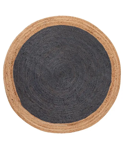 Χαλί γιούτα 1749 (150cm) natural/dark grey