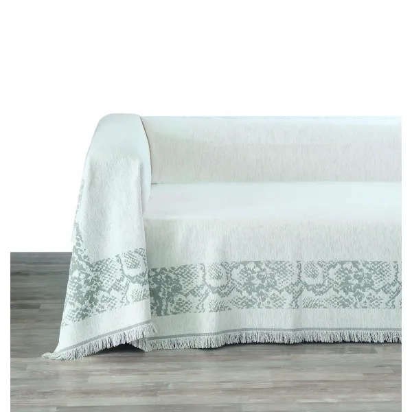 AMAZON1  ΤΕΤΡΑΘΕΣΙΟ ΡΙΧΤΑΡΙ  ECRU 180Χ350CM 100% CHENILLE