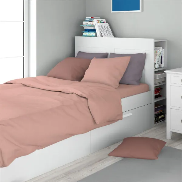 Σεντόνι Σετ 2 τεμ Solid 503 160X240 Dusty Rose 100% Cotton