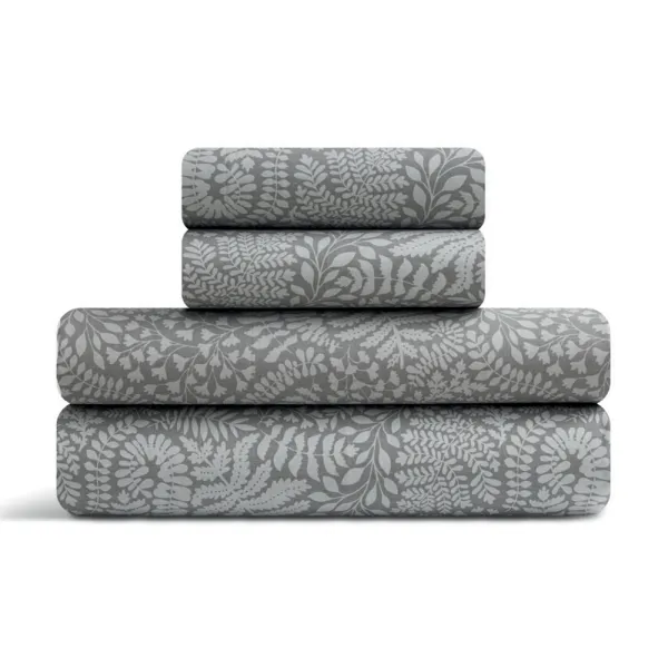Σετ Σεντόνια Μονά Με Λάστιχο (100×200+35) Beliz Γκρι