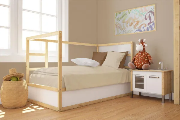 Πάπλωμα bebe Solid 502 120X160 Beige 100% Cotton