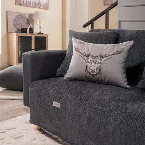 Ριχτάρι Richmond 11 Coral Grey - Τετραθέσιο 180x350cm