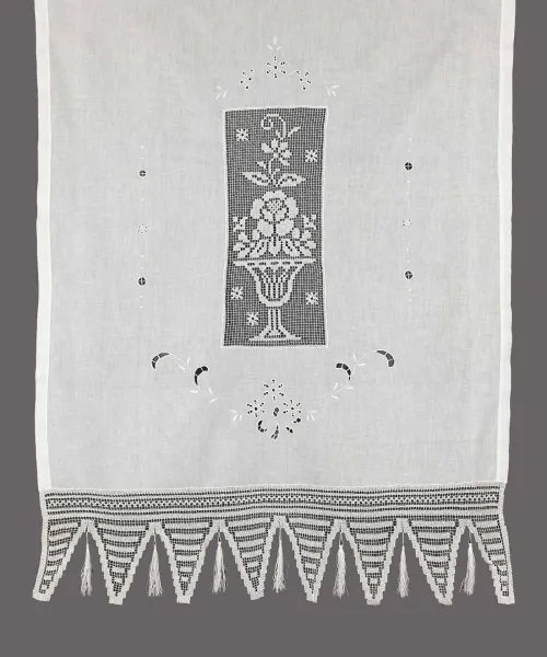 κουρτίνα GXFBG (160cm x 160cm) λευκό με τούνελ