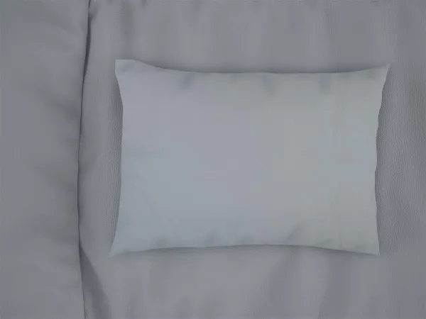 Μαξιλαροθήκη Solid 505 50X70 Light Blue-Grey 100% Cotton