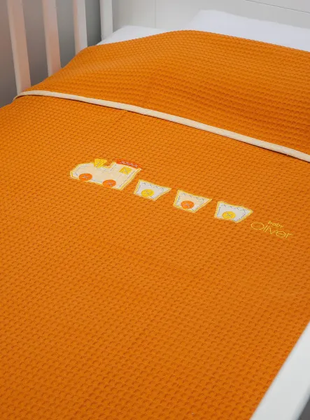 Baby Oliver des.473 Κουβέρτα Πικέ Κούνιας 100x140