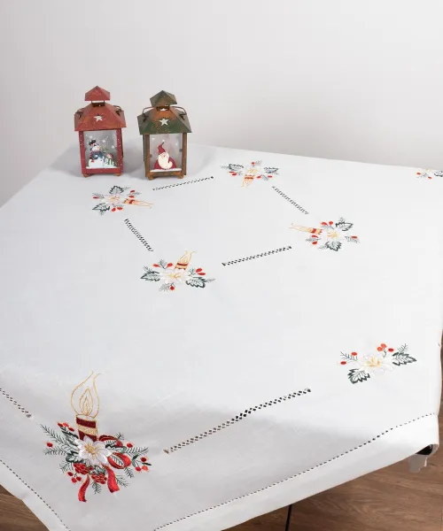 χριστουγεννιάτικο τραπεζομάντηλο ( 180cm x 180cm) 1538-1539