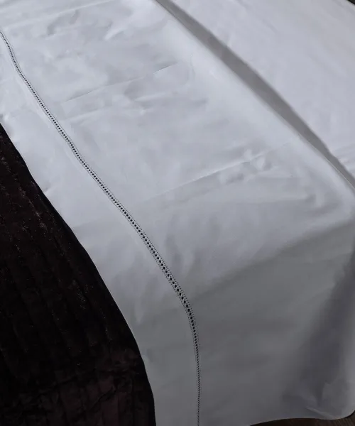 ΧΕΙΡΟΠΟΙΗΤΟ ΣΕΝΤΟΝΙ ΜΕ ΑΖΟΥΡ ΝΧ46  (180CM X 250CM) ΛΕΥΚΟ
