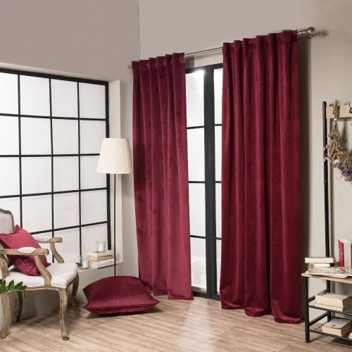 Κουρτίνα Velvet 10 (έτοιμη ραμμένη) - 140x260cm