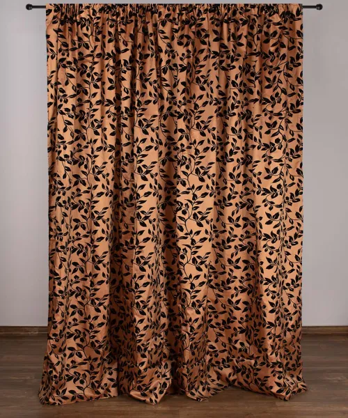 Κουρτίνα 081 (300cm x 275cm) με τρέσα χρυσή
