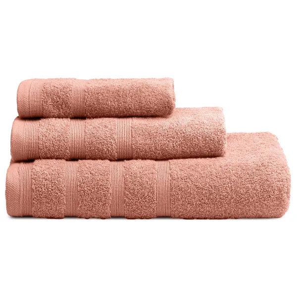 Πετσέτες Μπάνιου Σετ 3 τμχ ADAM HOME (600gsm) Salmon 02