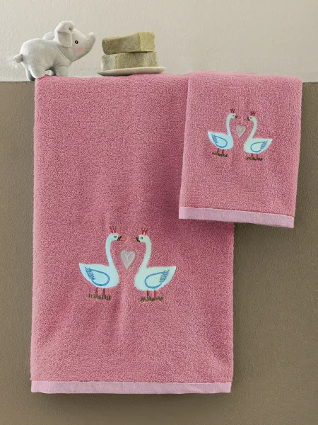 Σετ Παιδικές Πετσέτες Kids Bath SWAN