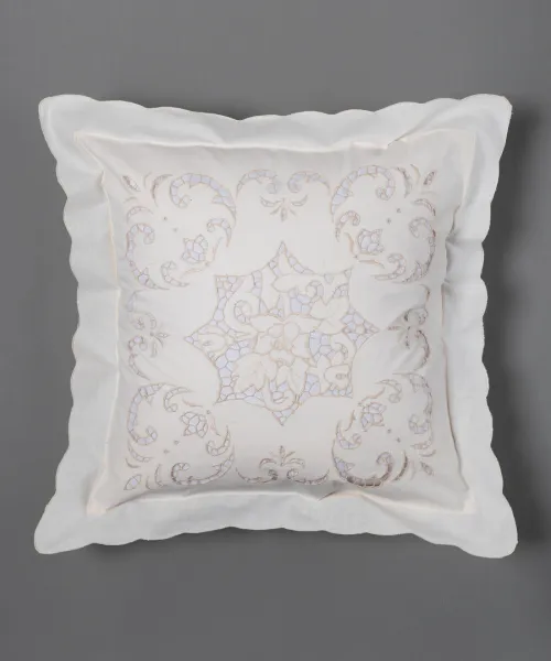 Ζευγάρι μαξιλαροθήκες κοφτές (45cm x 45cm) snj127 μπέζ