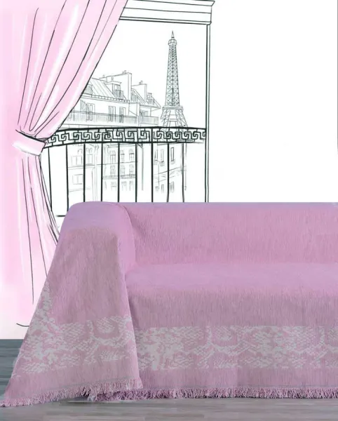 AMAZON2 ΜΟΝΟΘΕΣΙΟ ΡΙΧΤΑΡΙ D.PINK 180Χ180CM 100% CHENILLE