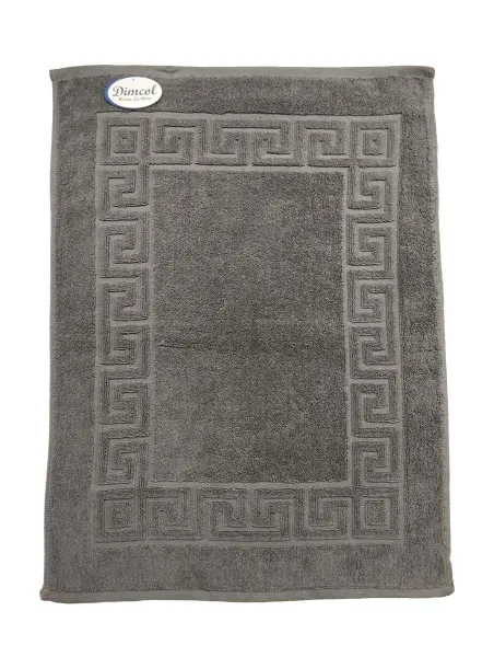 Ξενοδοχειακό Πατάκι Μπάνιου 700 gr/m² Jacquard Μαίανδρος 50X70 Γκρι 100% Cotton
