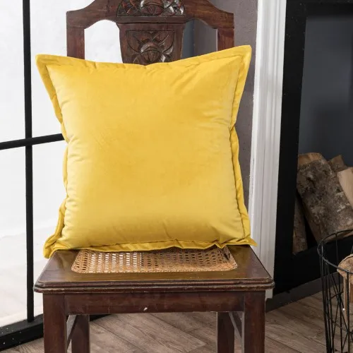 Μαξιλαροθήκη Velvet 14 - 65x65cm δαπέδου με γέμιση 