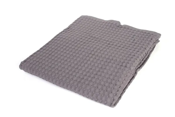 Κουβέρτα Πικέ bebe Μονόχρωμη 325 gr/m² 85x110 Grey 100% Cotton