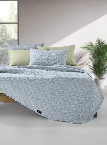Σετ 2τμχ Κουβερλί Tempest Blue 