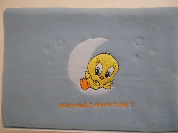 Baby Looney Tunes Des.141 Κουβέρτα Ολόμαλλη Αγκαλιάς 80x110