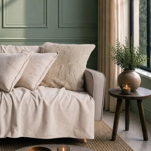 Ριχτάρι  Bolton 02 Beige - Τριθέσιο 180x300cm